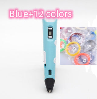 Create with Precision: The Versatile 3D Printing Pen with 12 Color Filaments