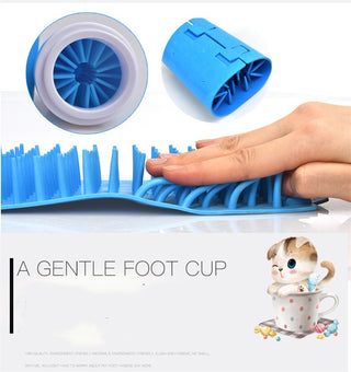 Silicone Dog Paw Cleaner – Easy Pet Foot Care Washing Cup