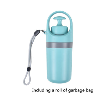 Portable Dog Pooper Scooper with Built-in Poop Bag Dispenser