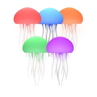 LED Jellyfish Mood Lamp - Smart Portable Night Light for Bedside & Desk Decor