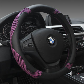 Four Seasons Universal Car Steering Wheel Cover – Microfiber Leather Handle Cover