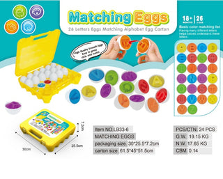 Montessori Shape Matching Egg Toys -Games for Kids and Toddlers