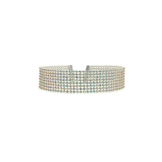 Full Crystal Rhinestone Choker Necklace | Elegant Wedding Jewellery