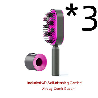 Self-Cleaning Anti-Static Hair Brush |One-Key Hair Removal |Hair Loss Prevention