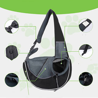 Portable Crossbody Pet Carrier Bag for Dogs and Cats