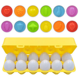 Montessori Shape Matching Egg Toys -Games for Kids and Toddlers