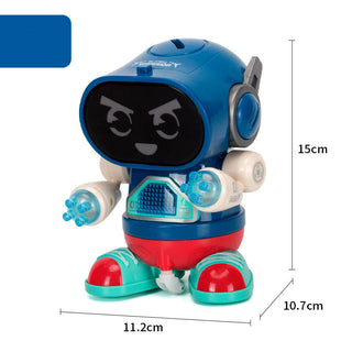 Electric Rock Dancing Robot Toy – Music, Light, Automatic Walking &amp; Dancing for Kids