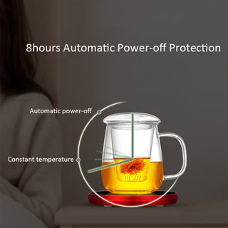 USB Coffee Mug Warmer | Electric Touch Pad Temperature Adjustable Heater