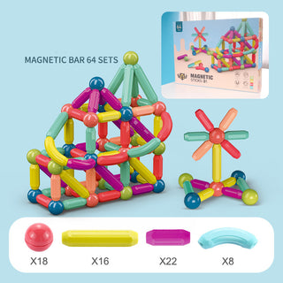 Magnetic Stick Building Blocks Set for Kids | Educational Baby Toys