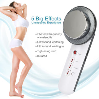 Beauty Care Slimming Device - Handheld Ultrasound Massager for Body Fat Removal