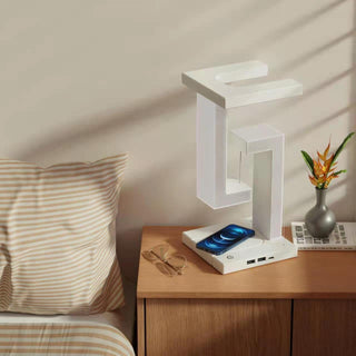 Creative Wireless Charging Suspension with Floating Design Table Lamp