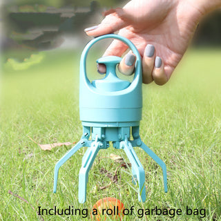 Portable Dog Pooper Scooper with Built-in Poop Bag Dispenser