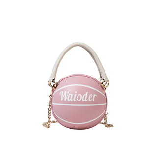 Basketball-Shaped Handbags- Stylish Chain Shoulder Crossbody Bags