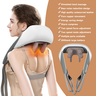 Oblique Muscle Shoulder and Neck Massager - Electric Clip with Kneading Function