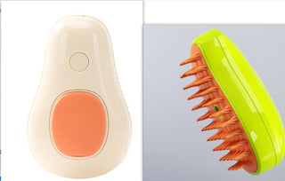 Multifunctional 3-in-1 Steam Cat Hair Brush for Effective Grooming and Reduced Shedding