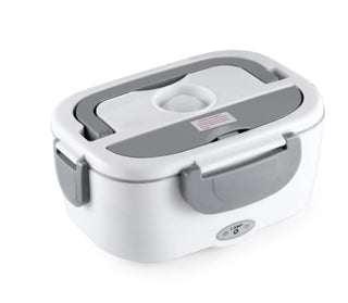 Kitchen Electric Heated Lunch Box - Stainless Steel Food Warmer for School, Car