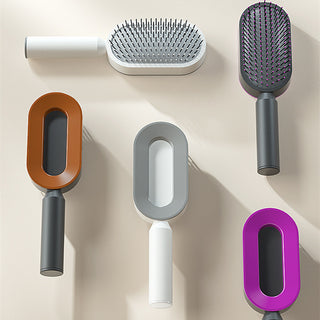 Self-Cleaning Anti-Static Hair Brush |One-Key Hair Removal |Hair Loss Prevention