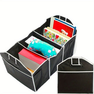 Large Capacity, Foldable Multi-Pocket Storage Bag for Car Accessories