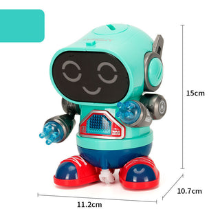 Electric Rock Dancing Robot Toy – Music, Light, Automatic Walking &amp; Dancing for Kids