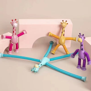 Giraffe Tubes Sensory Fidget Toy – Stretchable, Deformable Stress Relief Toy for Kids Adults