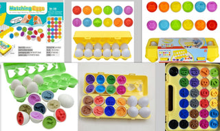 Montessori Shape Matching Egg Toys -Games for Kids and Toddlers