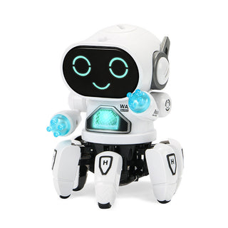 Electric Rock Dancing Robot Toy – Music, Light, Automatic Walking &amp; Dancing for Kids