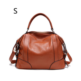 European , American Leather Top Layer Cowhide Bag for Ladies -Stylish Shoulder Bag