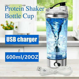 Electric Protein Shake Stirrer USB Rechargeable Blender Bottle Coffee Mixer