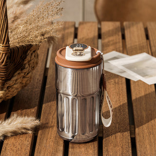 Smart Digital Thermal Bottle Portable Insulated Coffee Mug with Vacuum Flask