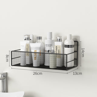 No-Drill Wall-Mounted Bathroom Shelf | Shampoo Organizer &Accessories Holder