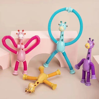 Giraffe Tubes Sensory Fidget Toy – Stretchable, Deformable Stress Relief Toy for Kids Adults