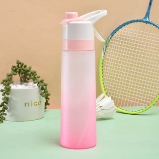 Large Capacity Spray Water Bottle for Girls - Outdoor Sports Fitness Drinkware