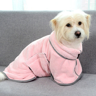 Quick-Drying Pet Absorbent Towel - Dog Bathrobe for Efficient Drying