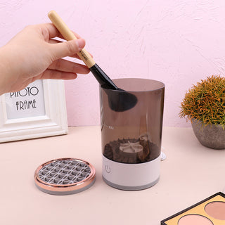 Portable Electric Makeup Brush Cleaner Machine | USB Charging Automatic Tool