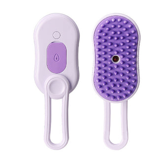 Cat Steam Brush - 3 in 1 Electric Spray Grooming Comb for Dogs &amp; Cats