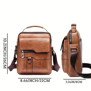 Small Crossbody Bag with Adjustable Strap for Travel, Work & Outdoors