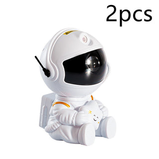 Mini Astronaut Star Projection Lamp – Creative Starry Night Light for Kids Decorative Ambiance,